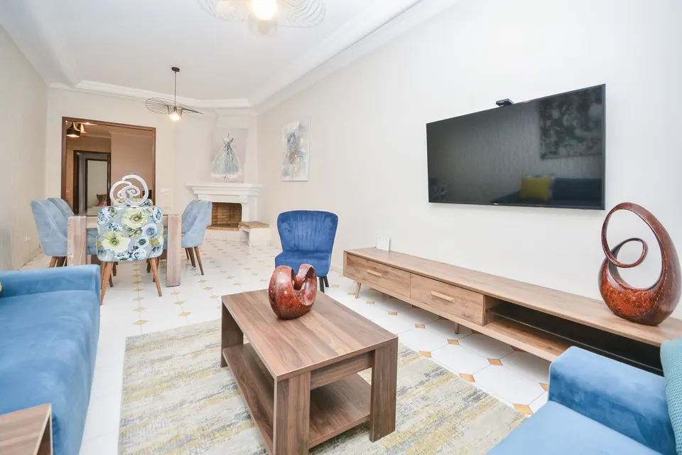 Appartement meublé de deux chambres à Gauthier, Casablanca