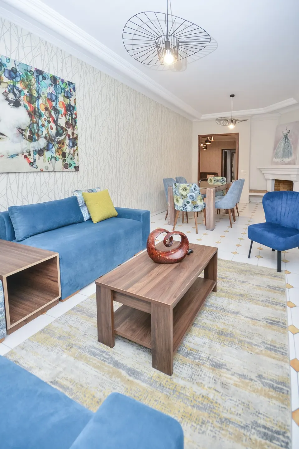 Appartement meublé de deux chambres à Gauthier, Casablanca