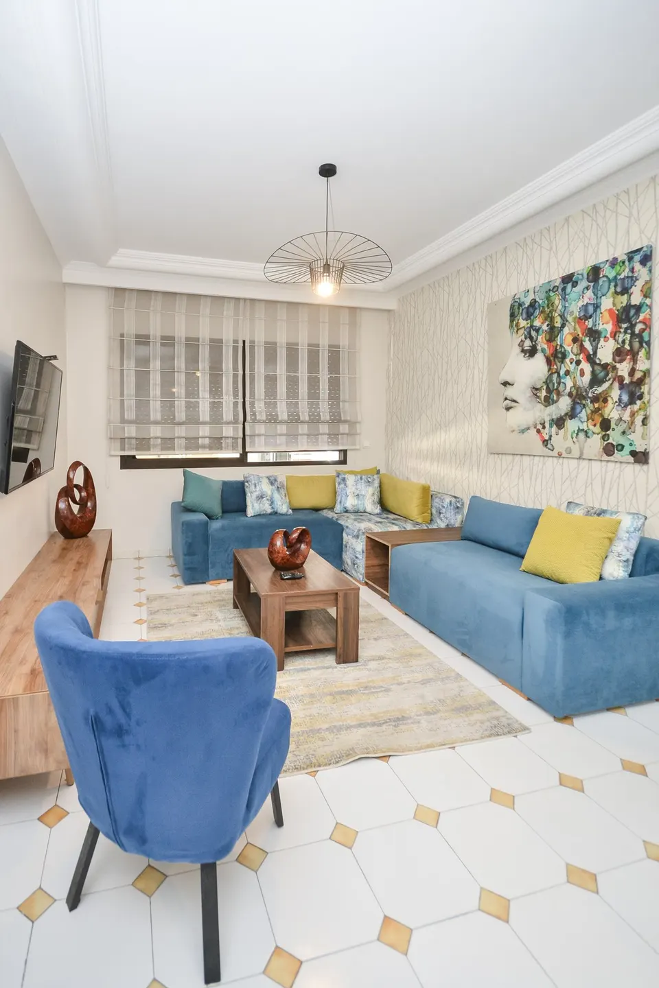 Appartement meublé de deux chambres à Gauthier, Casablanca