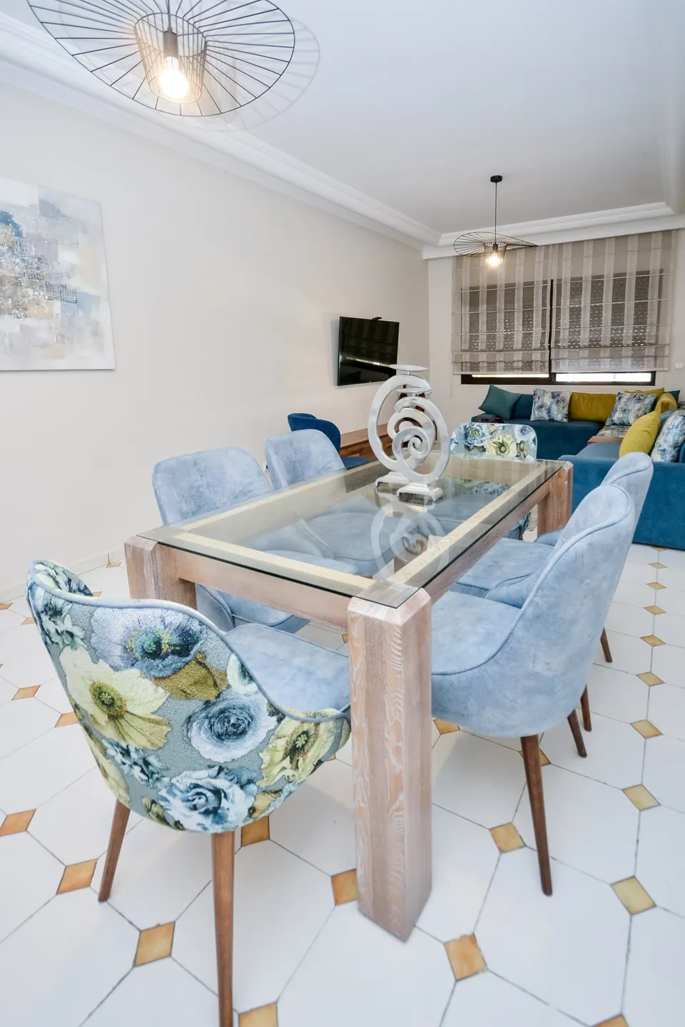Appartement meublé de deux chambres à Gauthier, Casablanca