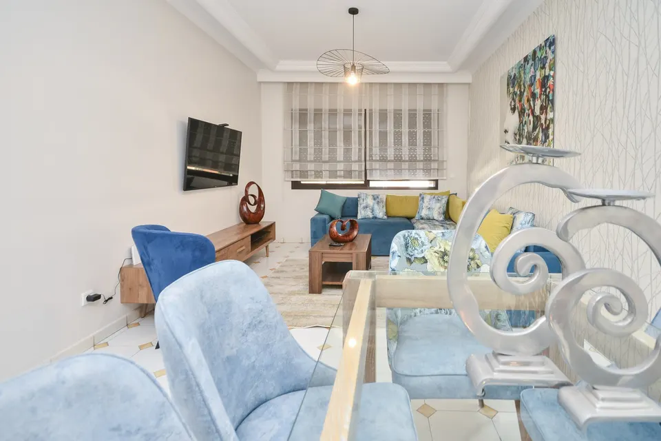 Appartement meublé de deux chambres à Gauthier, Casablanca