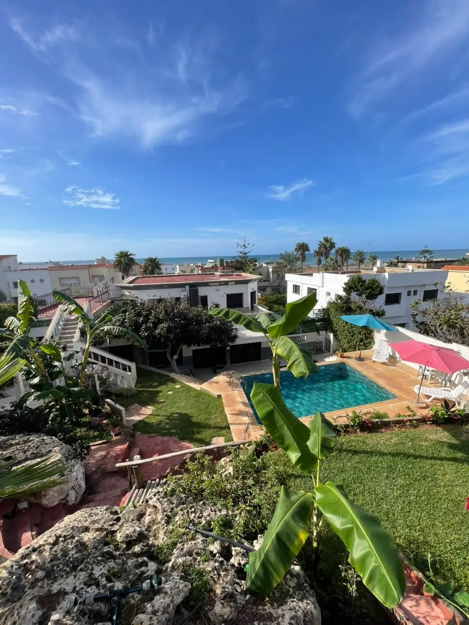 Villa avec piscine privée et vue mer, Harhoura