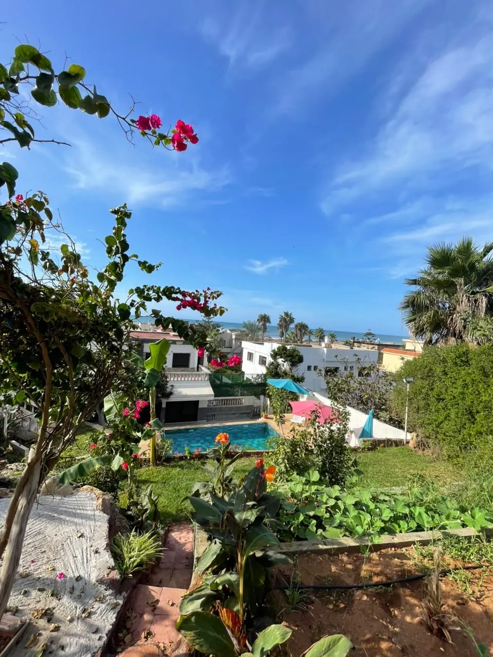 Villa avec piscine privée et vue mer, Harhoura