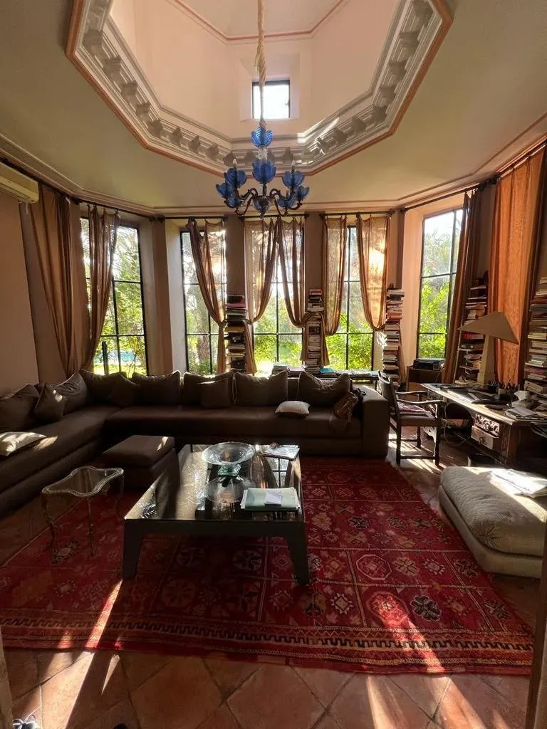 Villa avec piscine et jardin de palmiers, Marrakech