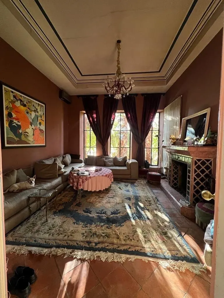 Villa avec piscine et jardin de palmiers, Marrakech