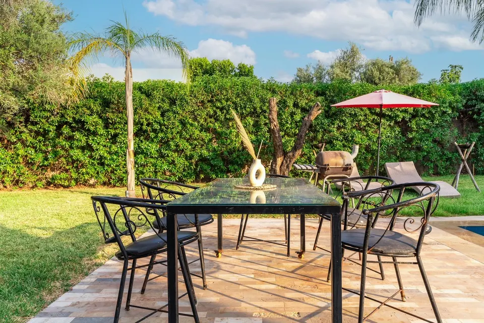 Villa avec piscine privée chauffée en résidence fermée, route de Fès, Marrakech