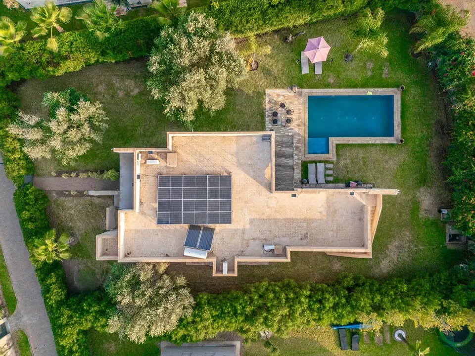 Villa avec piscine privée chauffée en résidence fermée, route de Fès, Marrakech