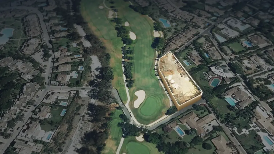 Terrain en front de golf avec projet de villa, Guadalmina Baja