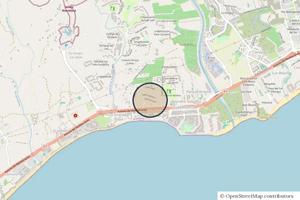 Terrain à bâtir de 500 m² avec projet de villa autorisé, La Resina Golf, Estepona